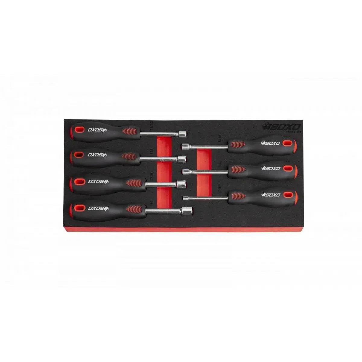 7-Piece SAE Nut Driver Set with Hollow Shank | 1/3rd EVA Foam