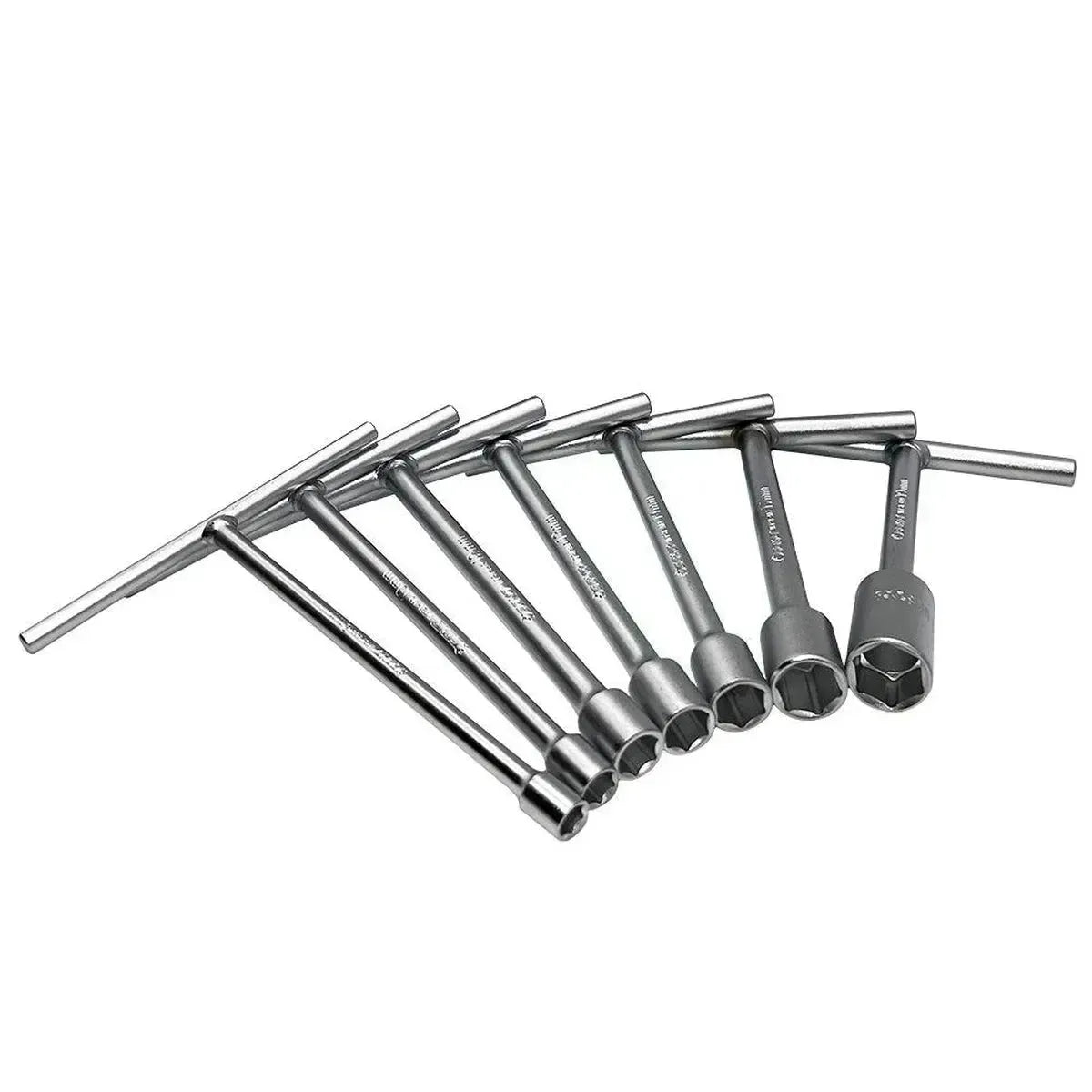7-Piece Short T-Handle Socket Wrench Set (175mm / 6-3/4")