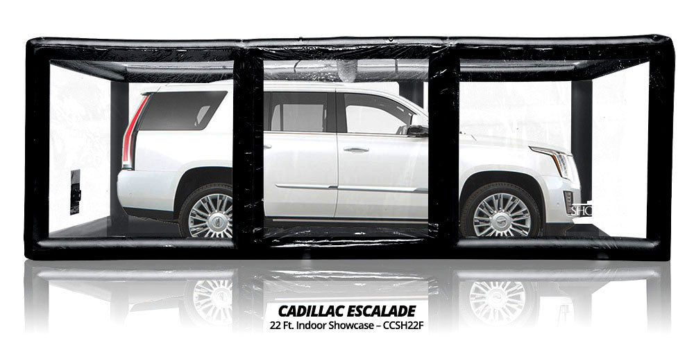 22' Tall Black ShowCase Indoor BACKORDER ETA 9-20