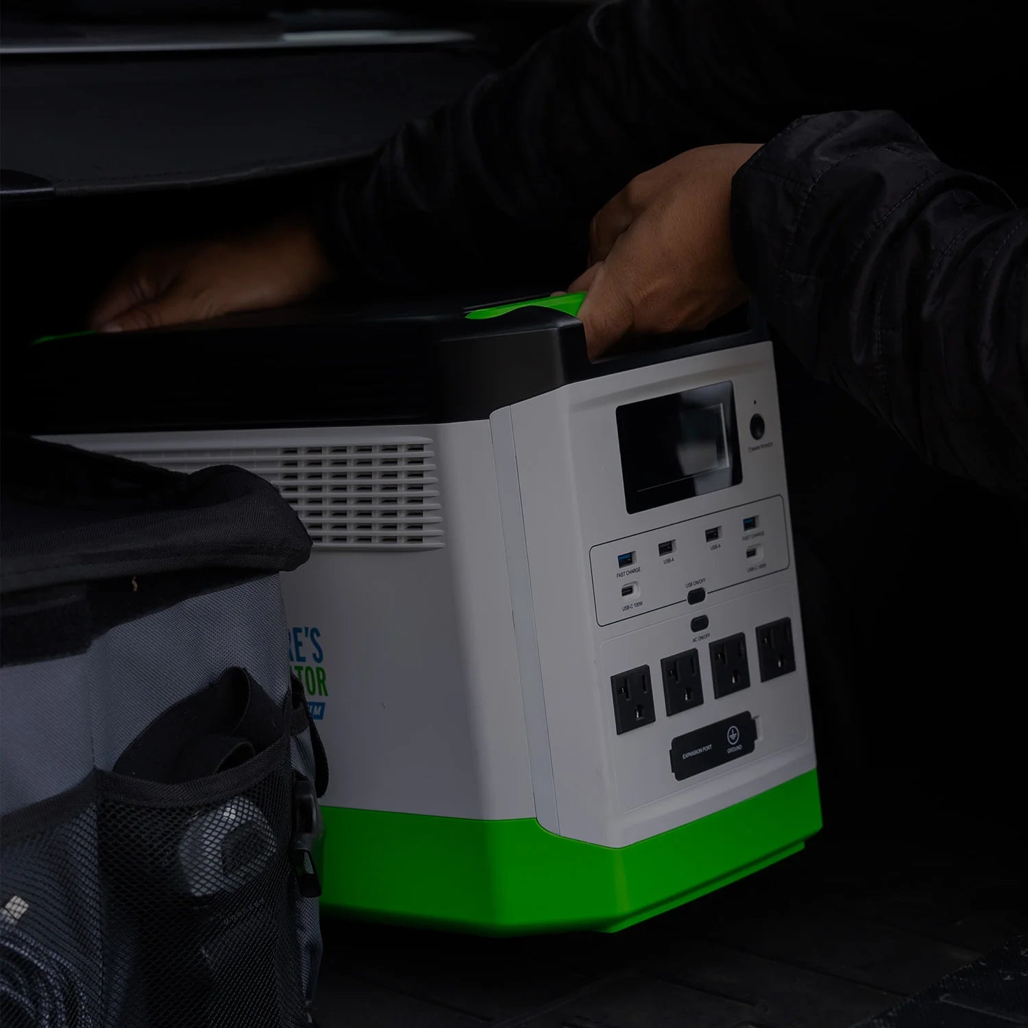 High Capacity Lithium 1800 Solar Generator and Transfer Switch