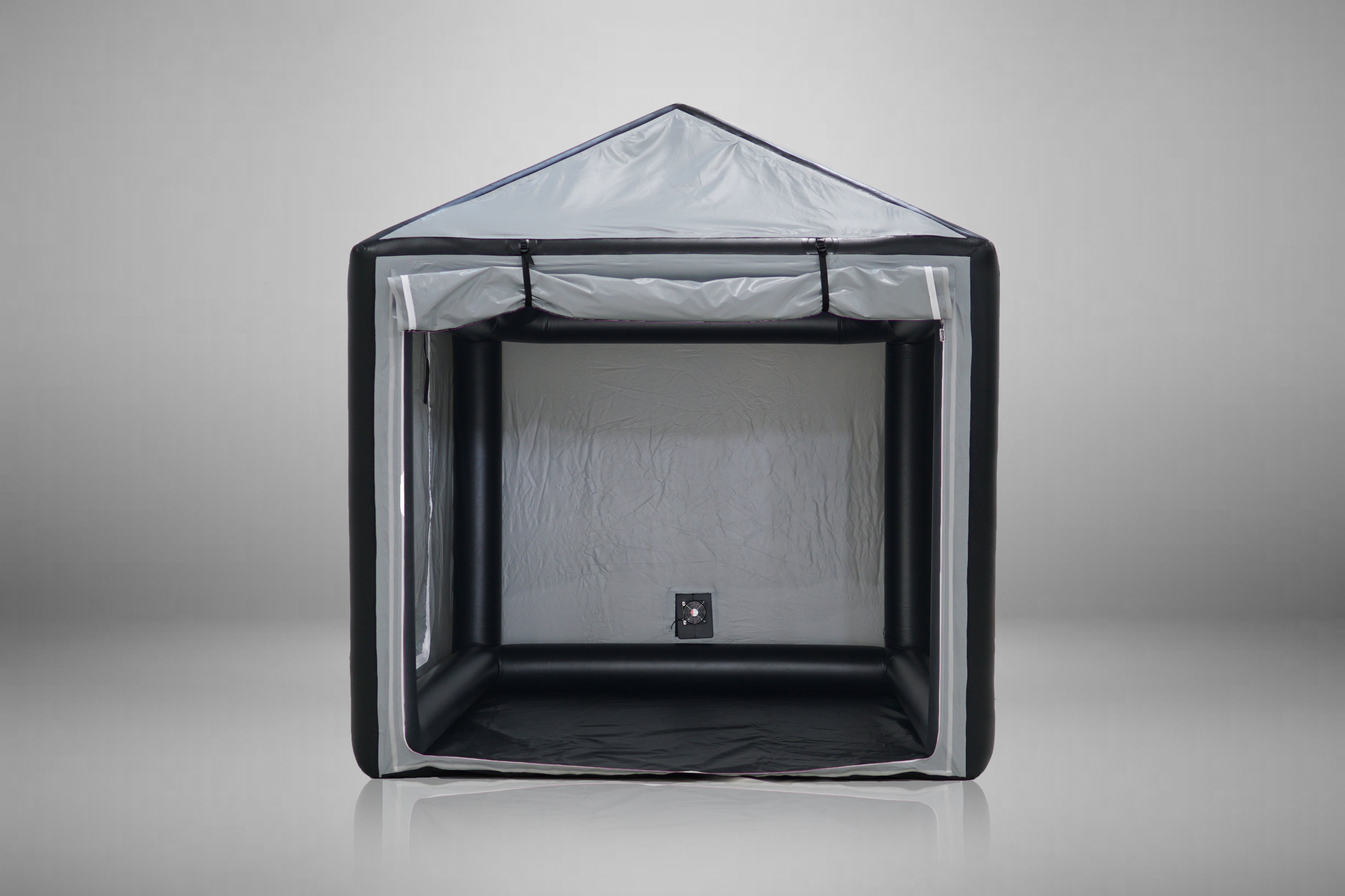 10' Outdoor Bike Showcase W/ Pitched Roof w/ 9' Peak (2 Bike Dual)