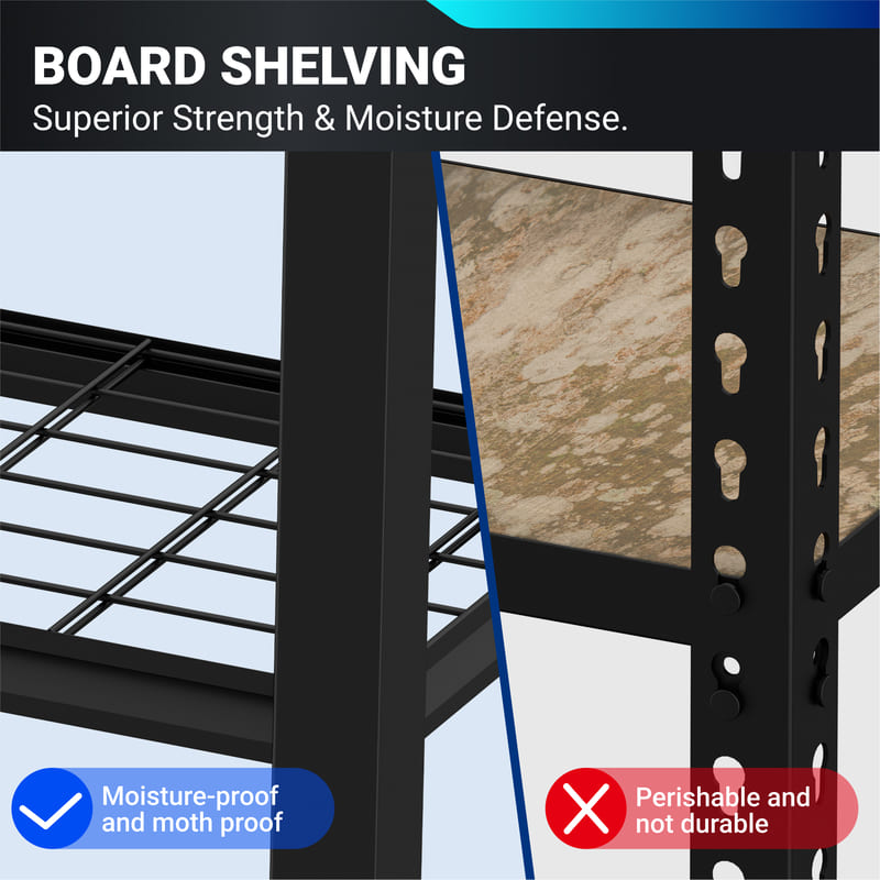 FS16B-WG 1′ × 6′ Basement Storage Shelves