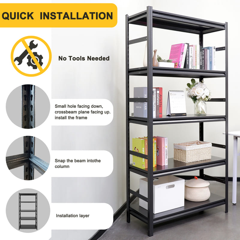 FS2B 5 Tier Heavy Duty Metal Shelving Unit