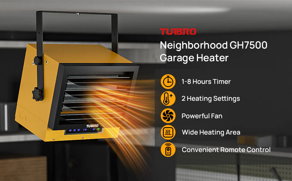Neighborhood GH10K & GH15K Smart Garage Heater - WiFi Enable