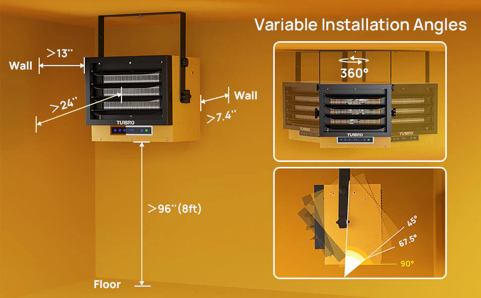 Neighborhood GH10K & GH15K Smart Garage Heater - WiFi Enable