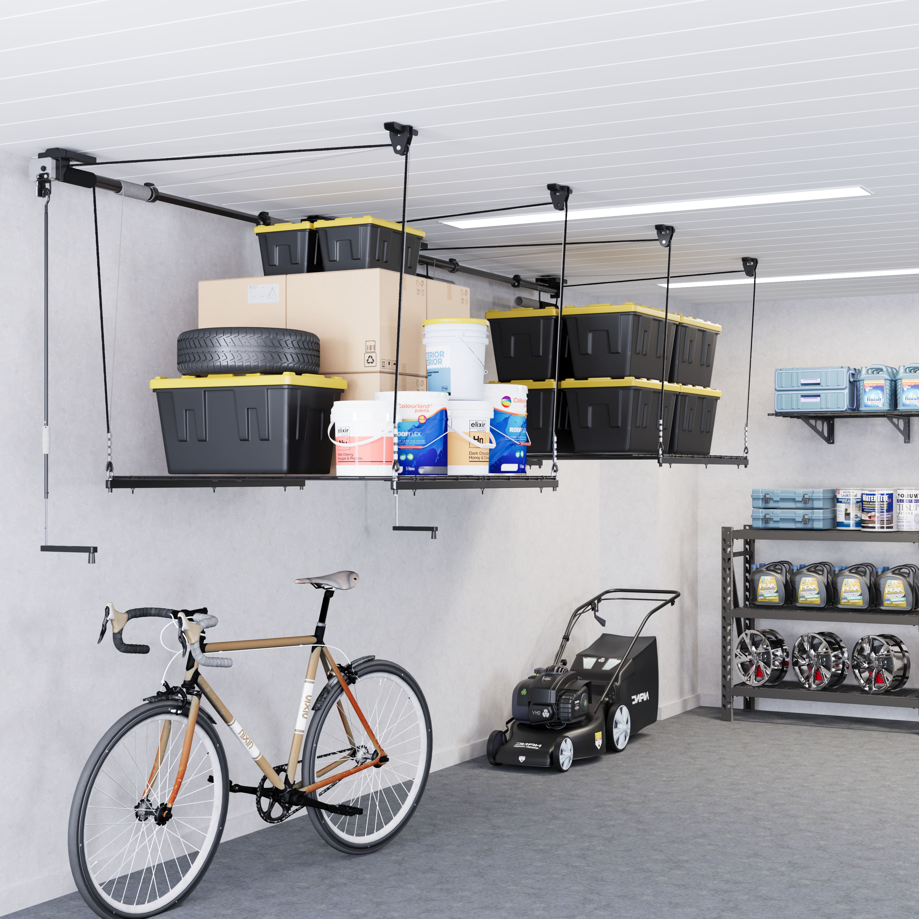 GL1 4x4 FT Garage Lifting Storage Rack