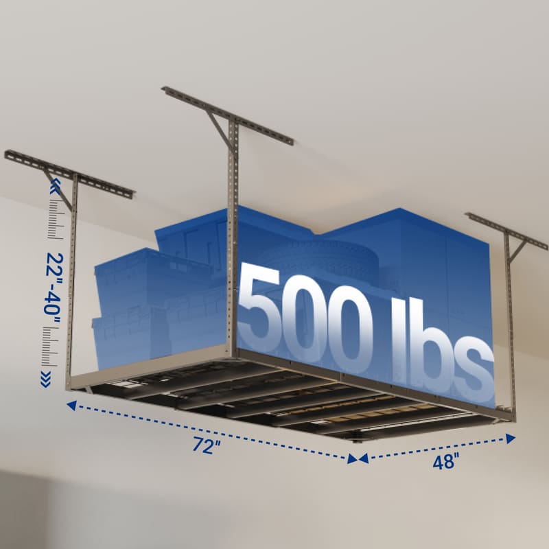 Max Series 4′ x 6′ Heavy Duty Overhead Garage Storage Rack