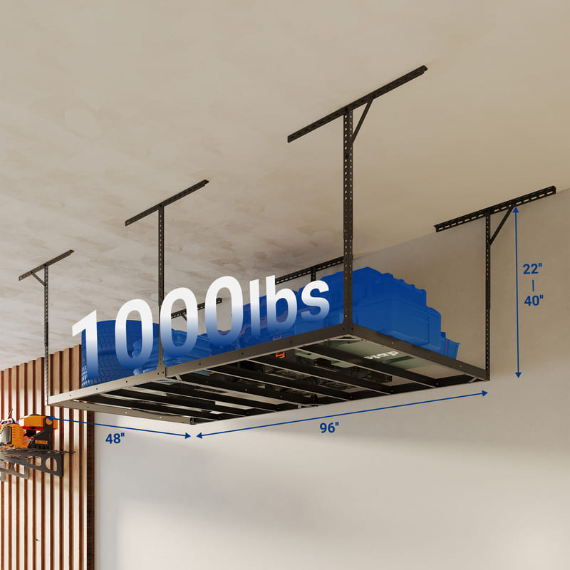 Max Series Frame 4′ x 8′ Heavy Duty Overhead Garage Storage Rack