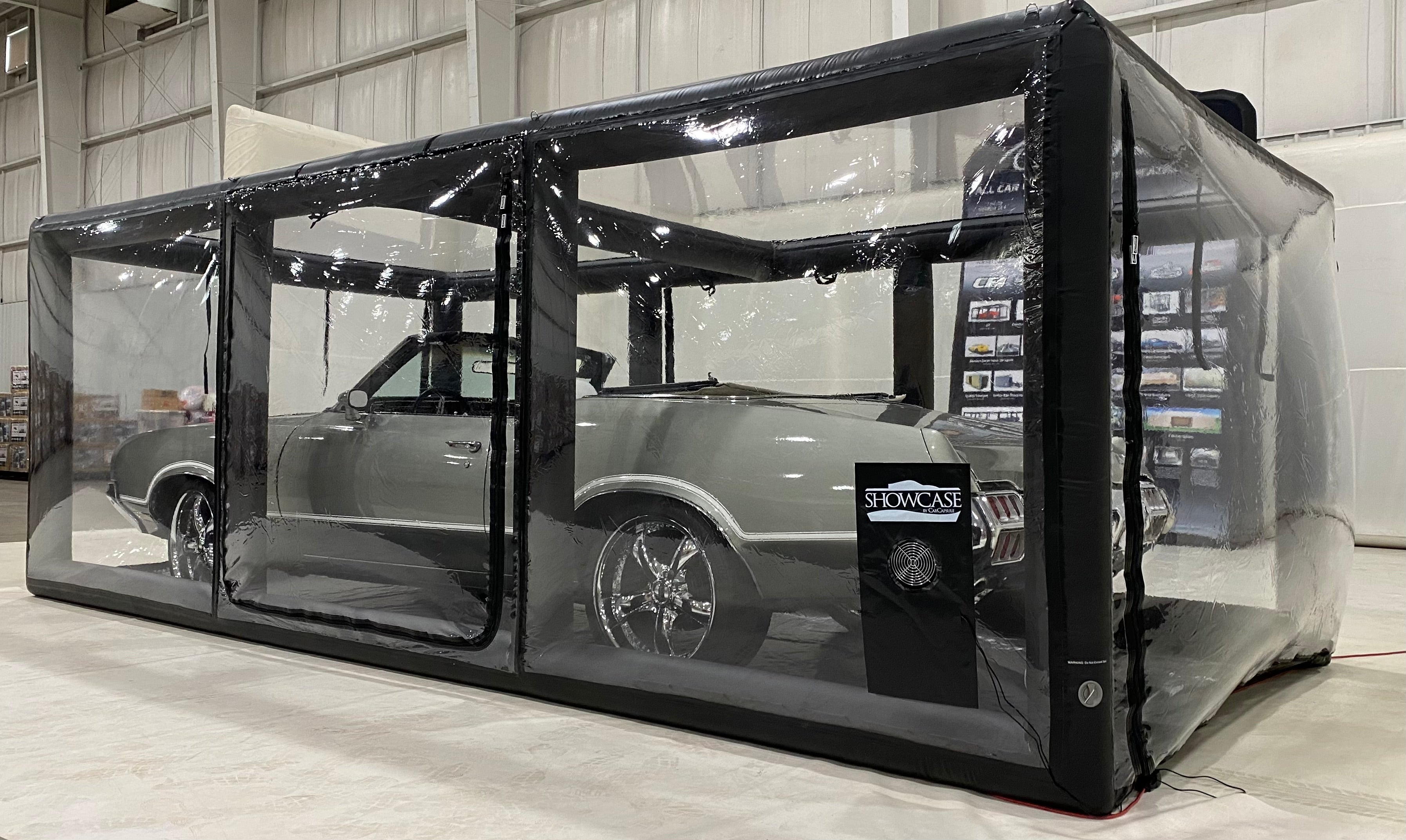 18' Black ShowCase Indoor Drive Thru Model