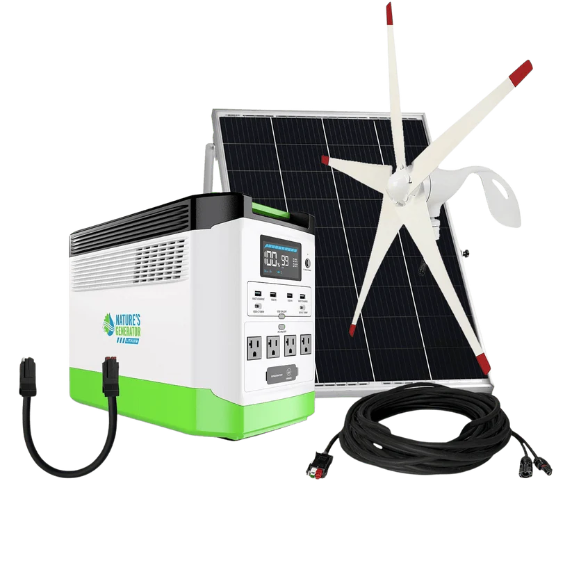 High Capacity Lithium 1800 Solar and Wind Generator