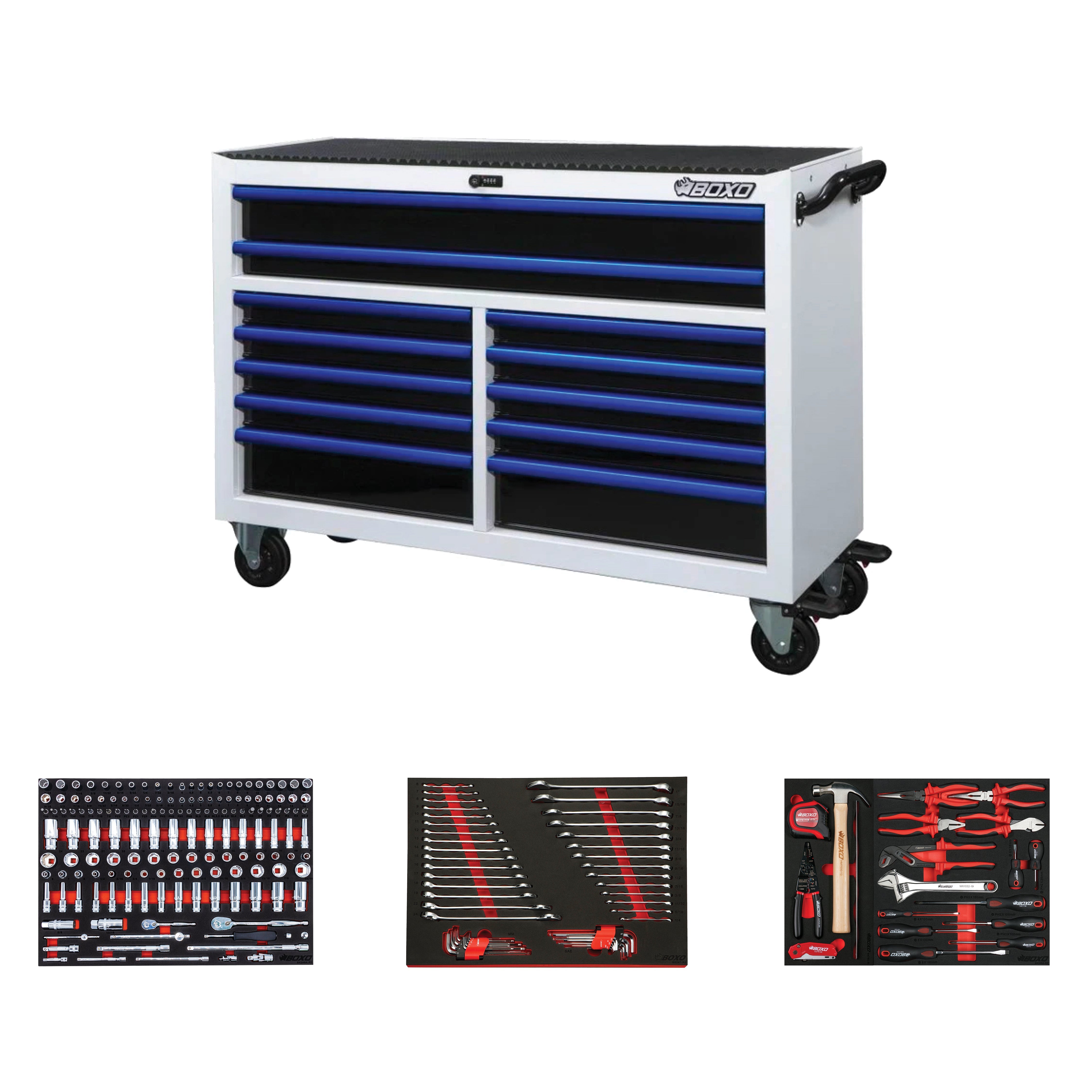 Pro Series | 53" 12-Drawer Rolling Tool Box