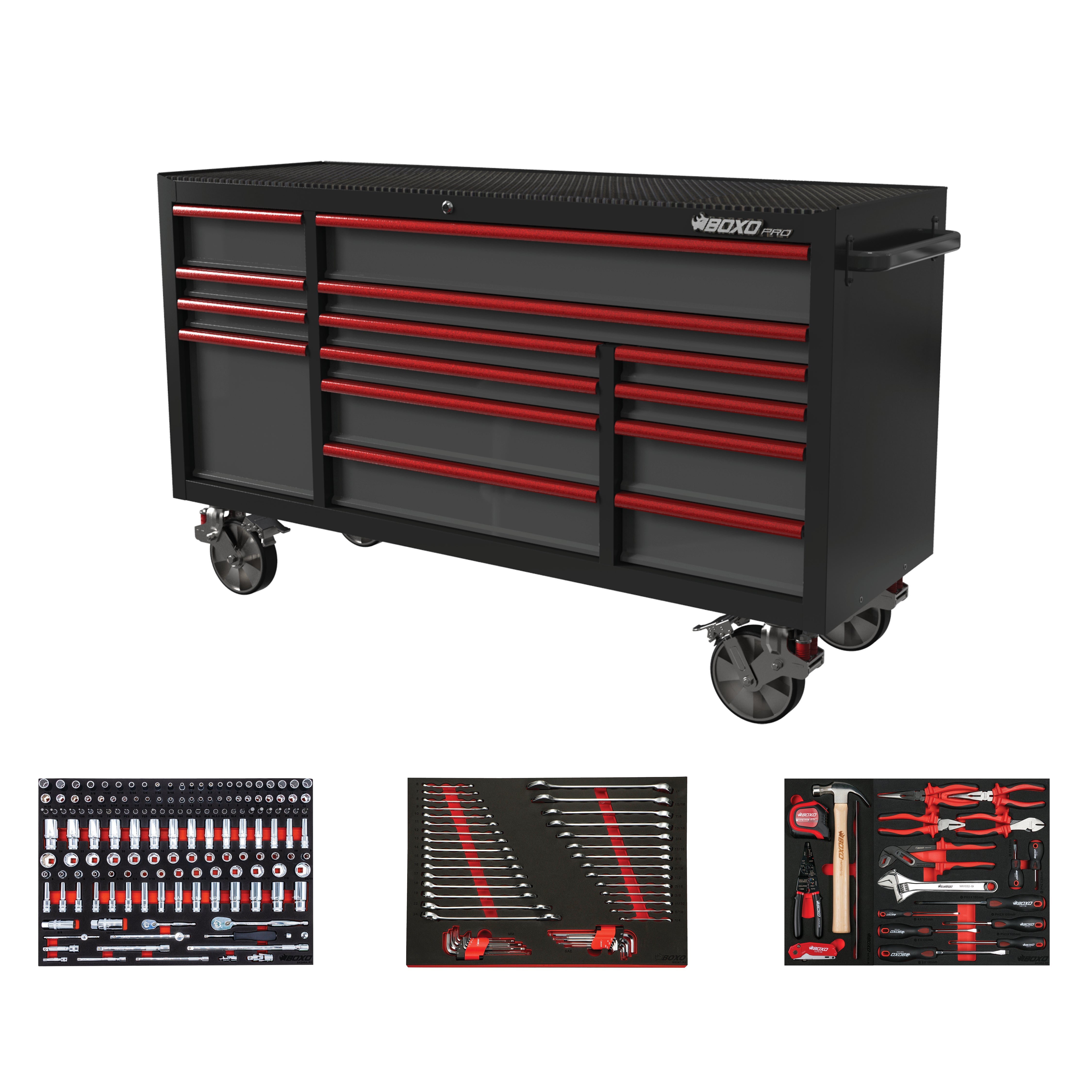 Pro Series | 72" 14-Drawer Rolling Tool Box