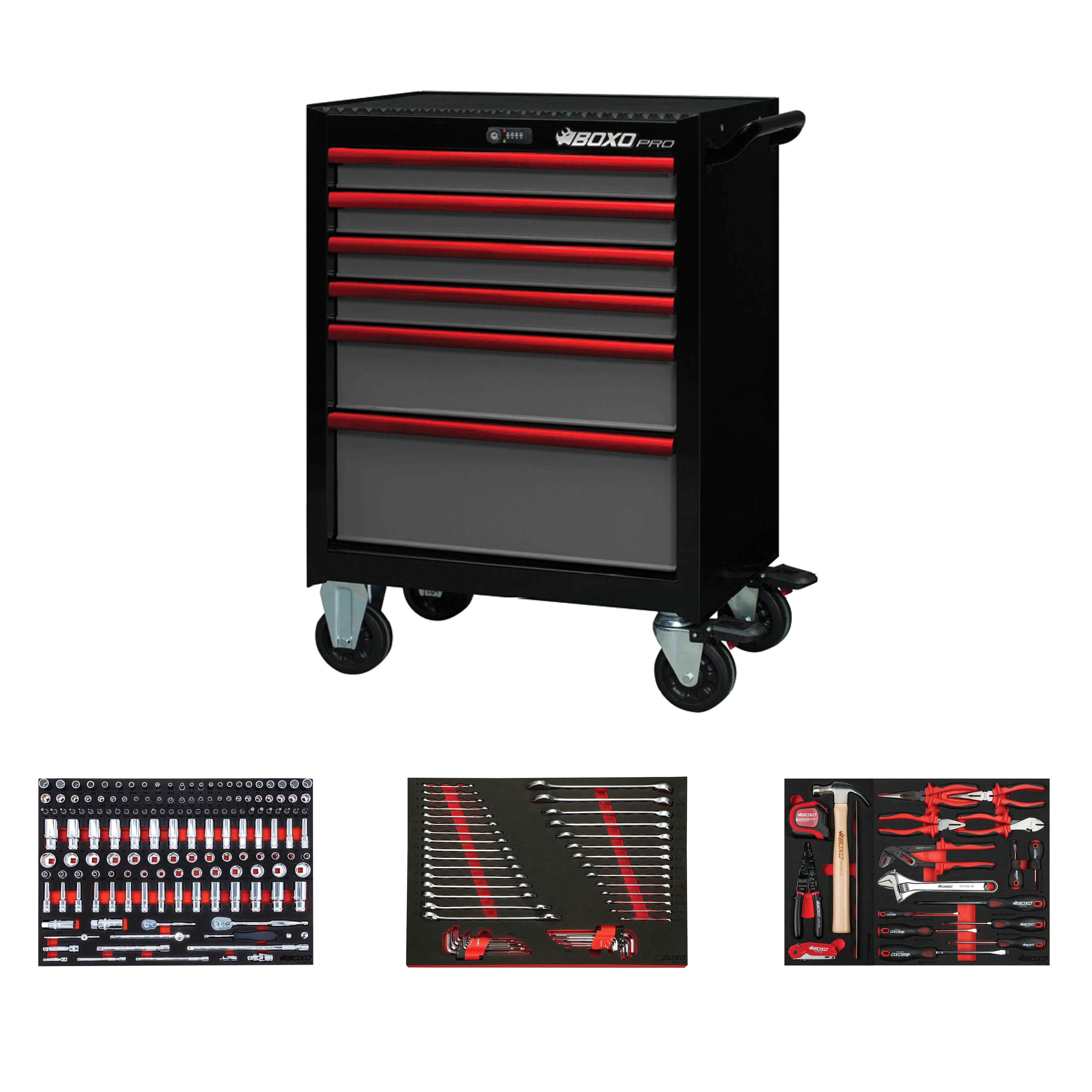 Pro Series | 26" 6-Drawer Rolling Tool Box
