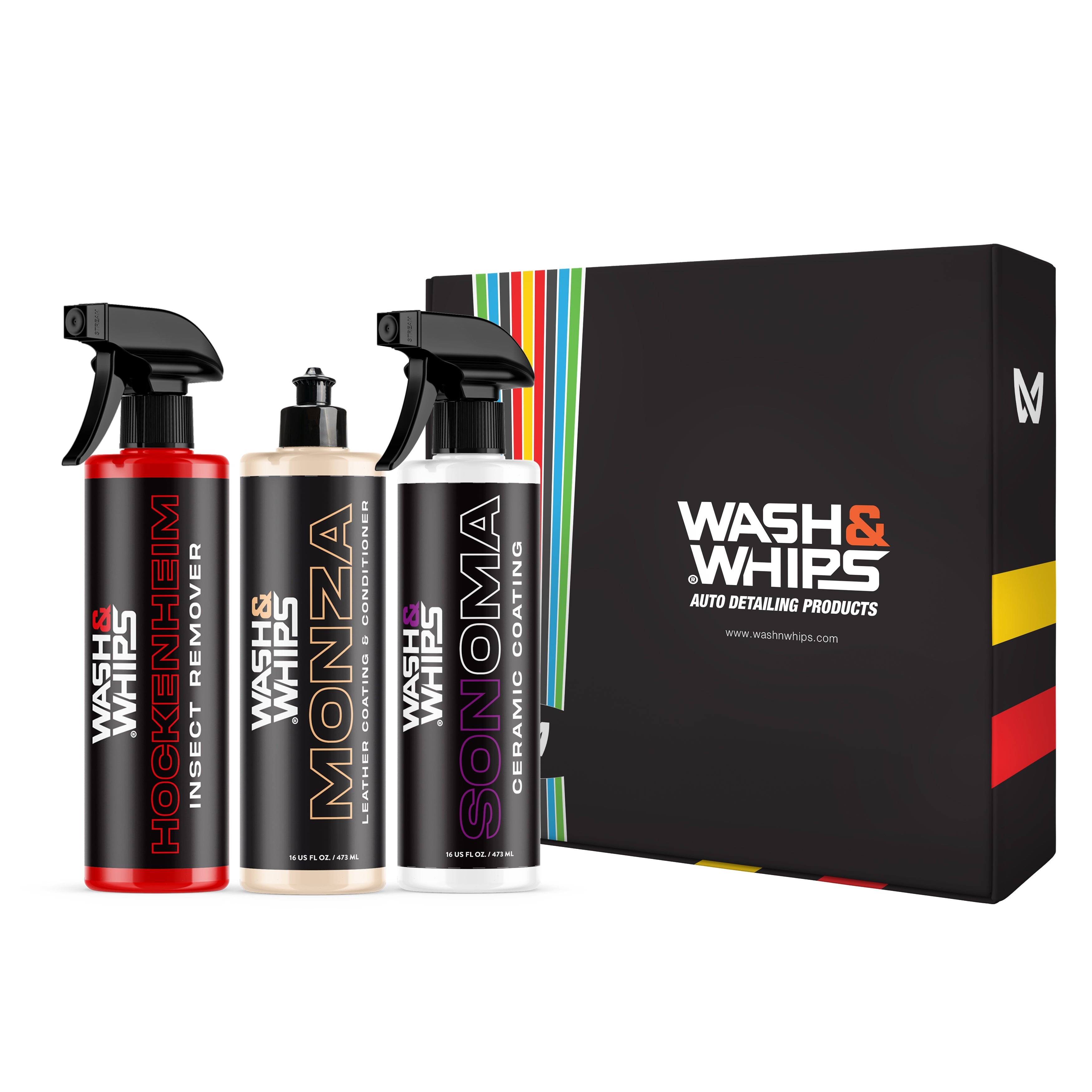 MotoPro Motorcycle Detailing Kit - Bug Remover, Leather Care, Ceramic Spray
