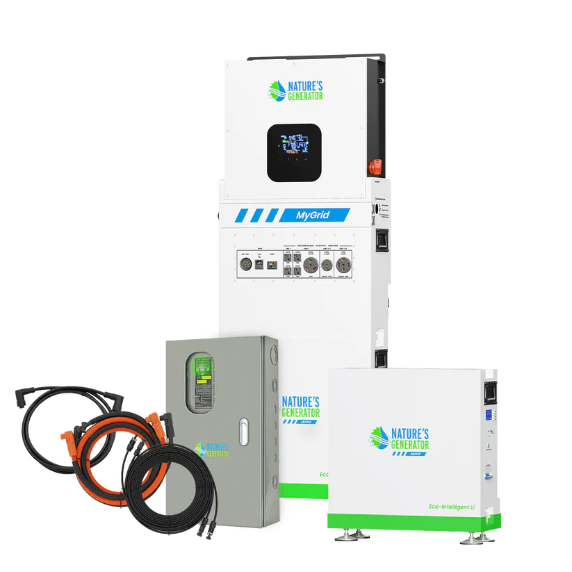 MyGrid 10K with Transfer Switch for House Battery Backup