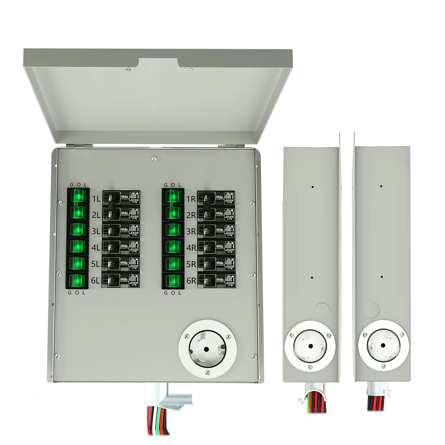 12-Circuit 120/240V 50A Non-Automatic Transfer Switch