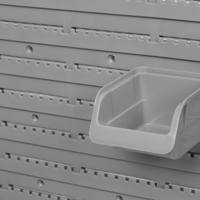 44 Piece Wall Mounted Pegboard Tool Organizer Rack Kit