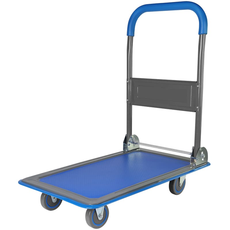 330lbs Capacity Foldable Push Cart Platform Cart