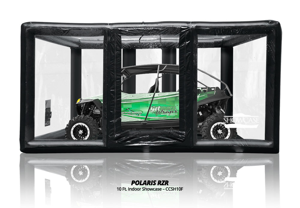 10' Black ShowCase Indoor (Will Fit 2 Bikes)