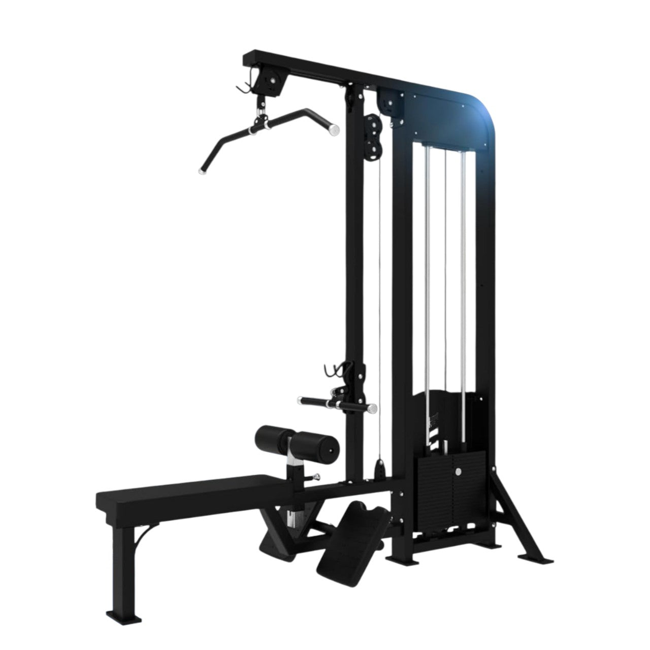 Selectorized Lat Pulldown & Low Row Combo w/ 250lb weight stack (New)