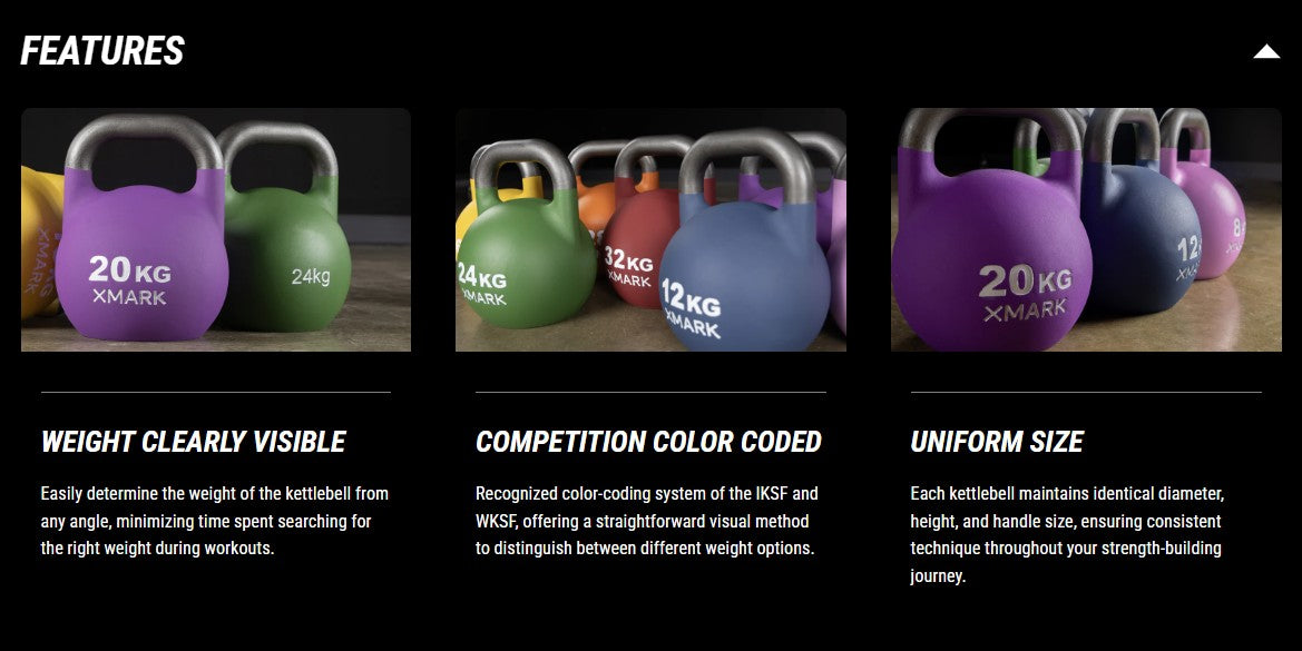 Competition Kettlebells (KG), Singles & Sets