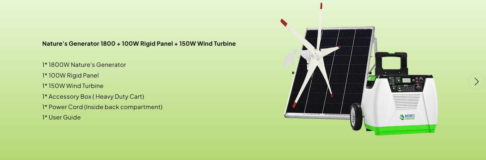 Nature's Generator Gold - WE System