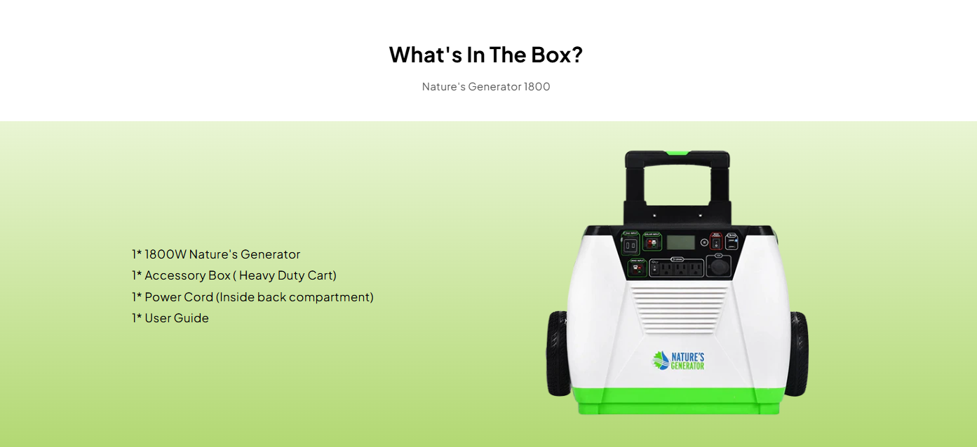 Nature's Generator