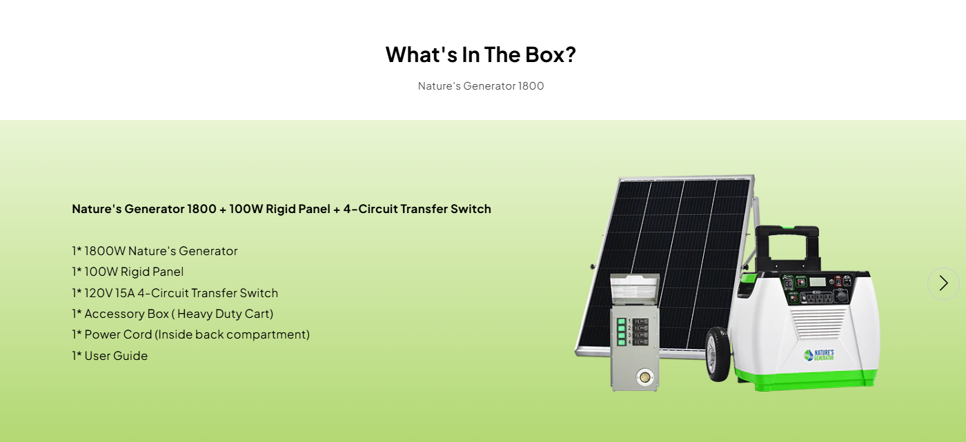 Nature's Generator Gold - PE System