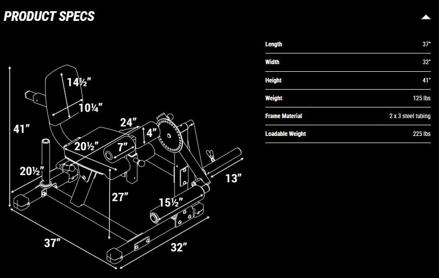 Rotary Leg Extension Curl Machine
