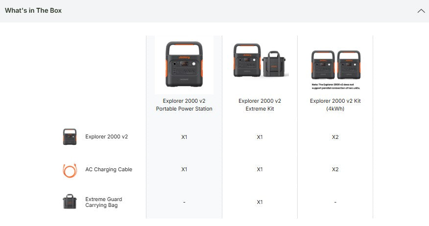 Jackery Explorer 2000 v2 Portable Power Station