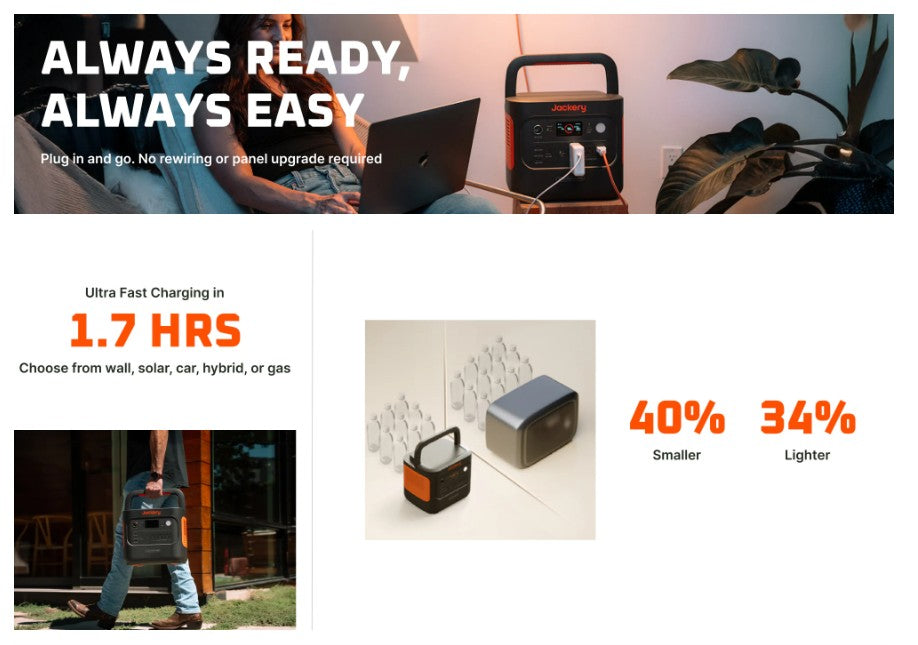 Jackery Explorer 2000 v2 Portable Power Station