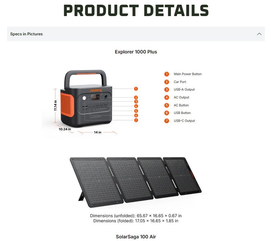 Jackery Solar Generator 1000 Plus