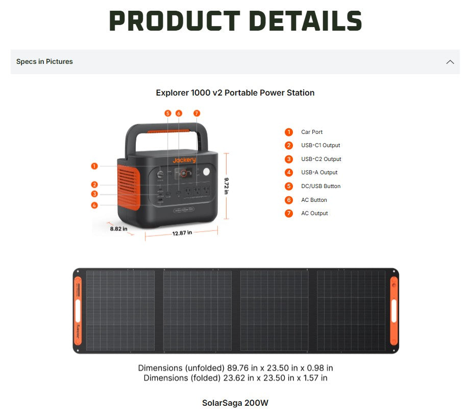 Jackery Explorer 1000 Portable Power Station