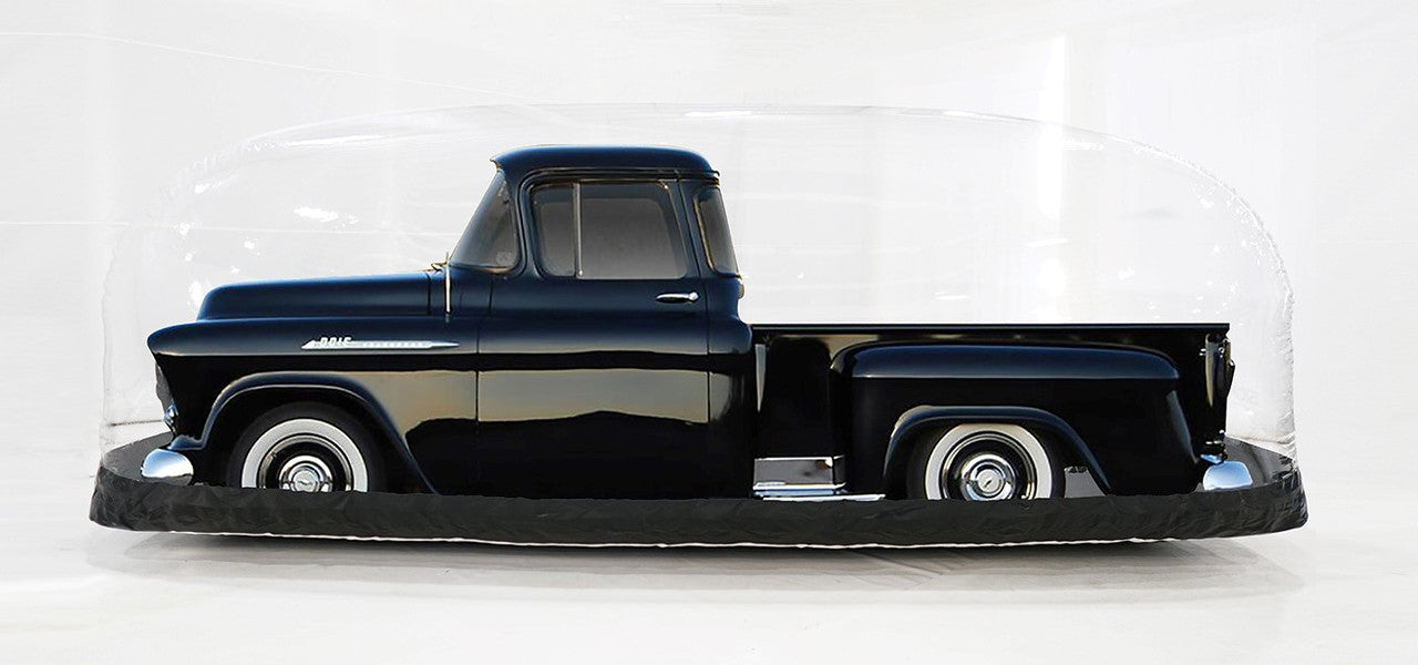 18' Tall Signature Series CarCapsule Indoor w/Road Emblazoned Floor & Intellicharger Included (Patent Pending)