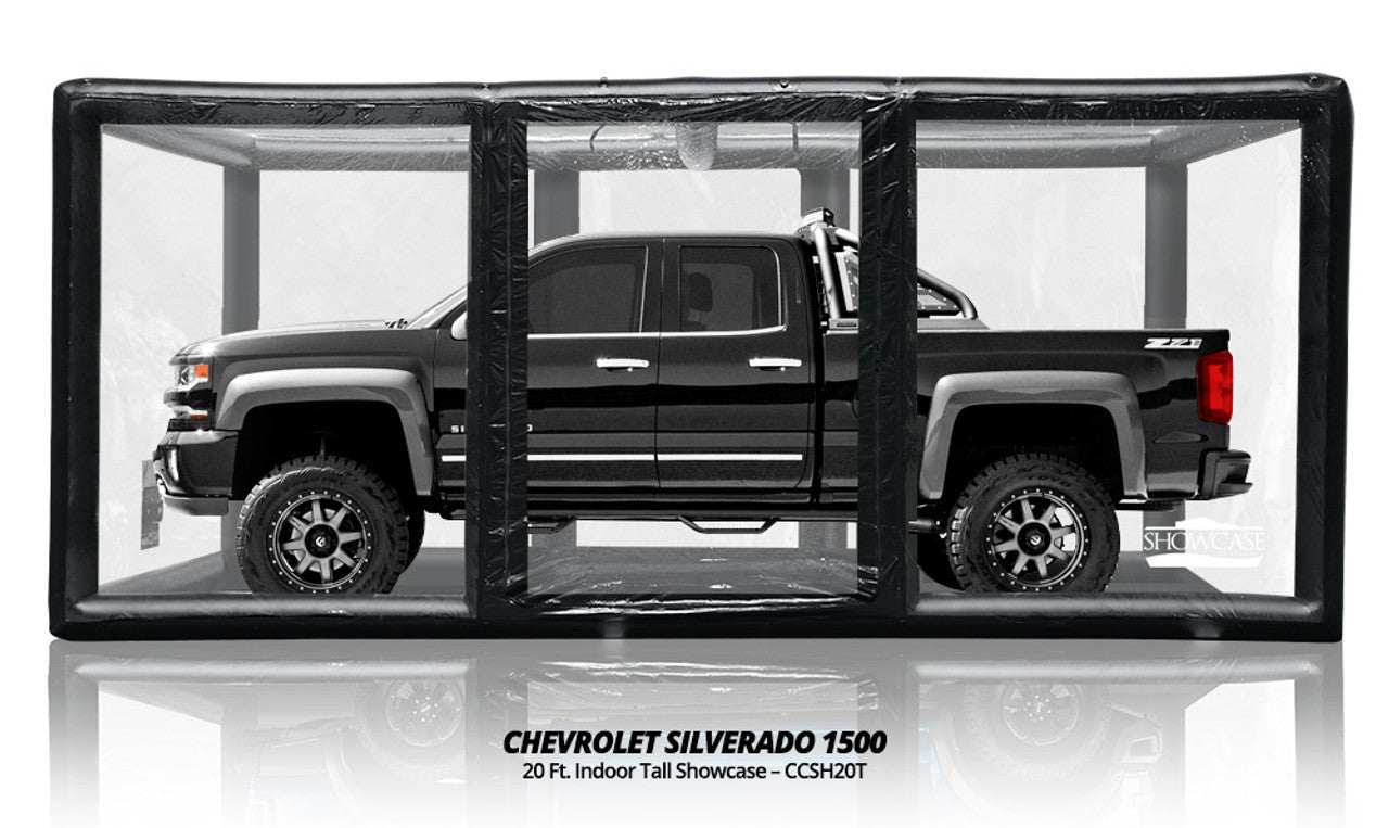 20' Tall Black ShowCase Indoor BACKORDER ETA 9-20