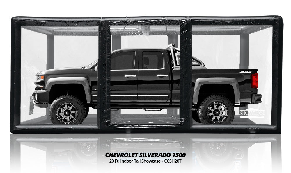 20' Tall Black ShowCase Indoor BACKORDER ETA 9-20
