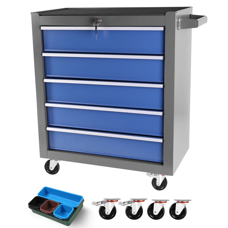 5-Drawer Metal Rolling Tool Chest
