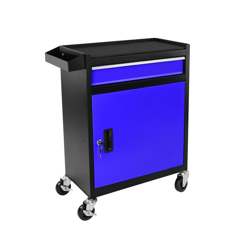 5-Drawer Metal Tool Cart for Garage Workshop