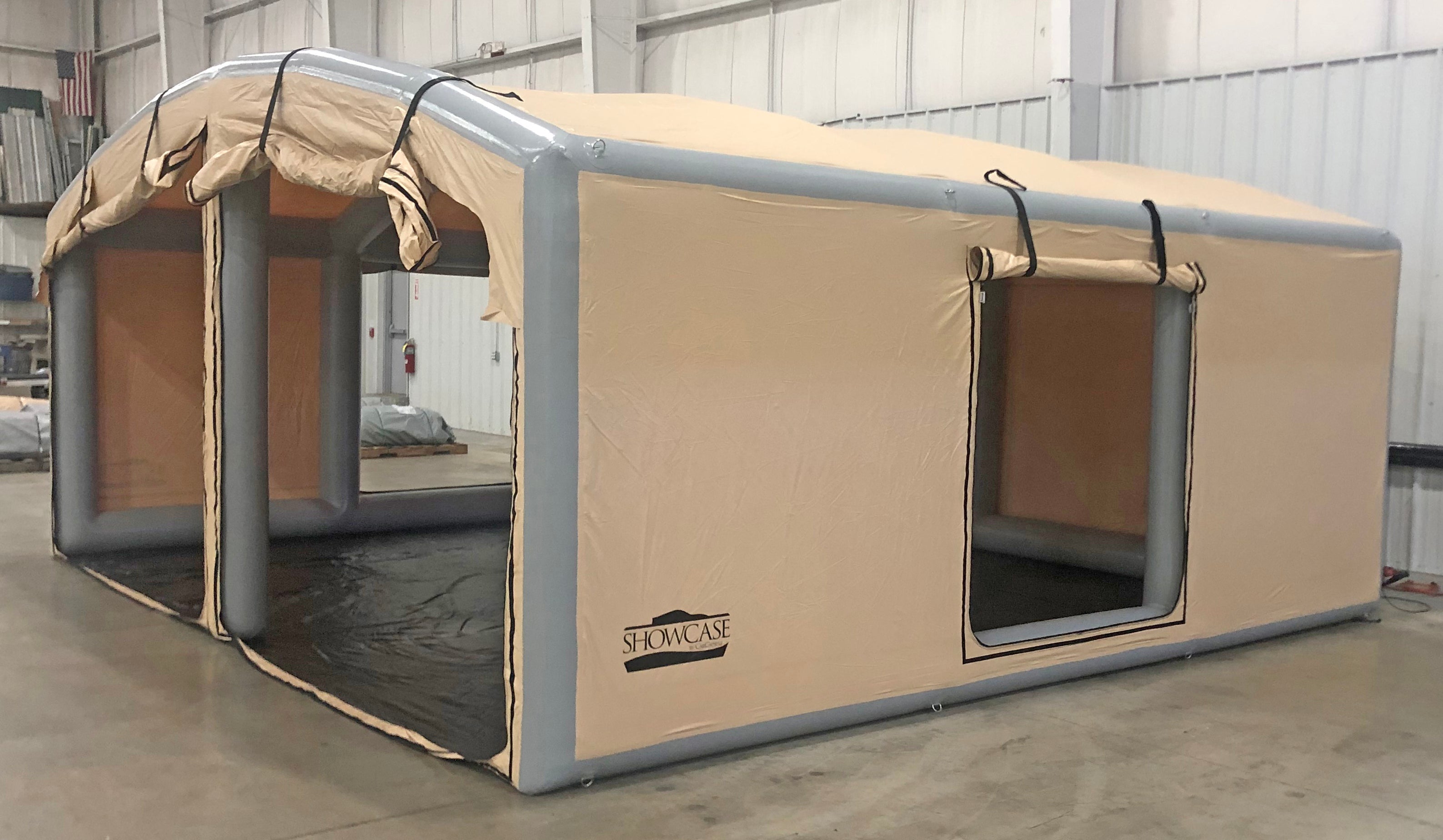 20' Arch Roof 10' High DOUBLE Outdoor Showcase (20x22x7' with 10' Arch) BACKORDER ETA 10-31