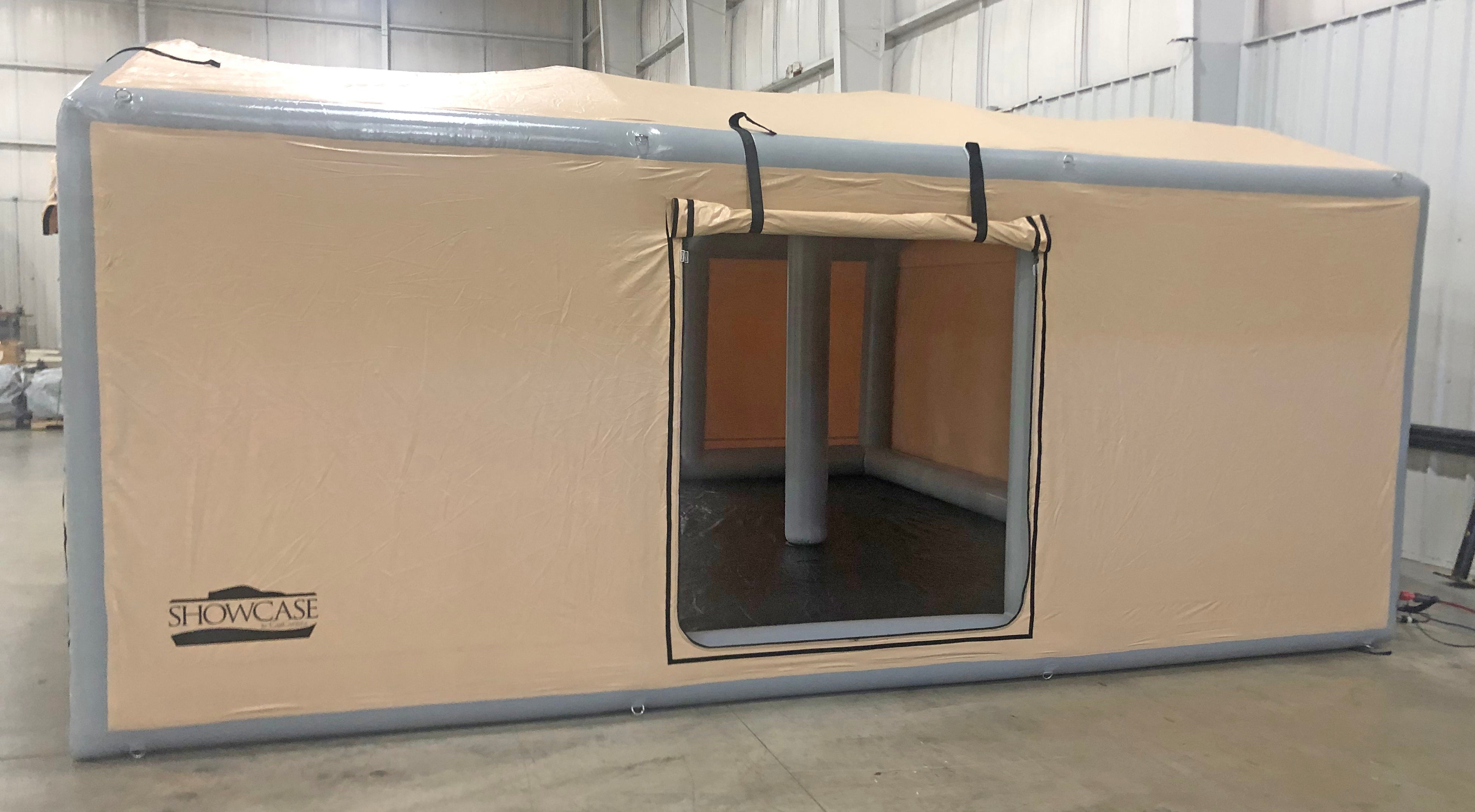 20' Arch Roof 10' High DOUBLE Outdoor Showcase (20x22x7' with 10' Arch) BACKORDER ETA 10-31