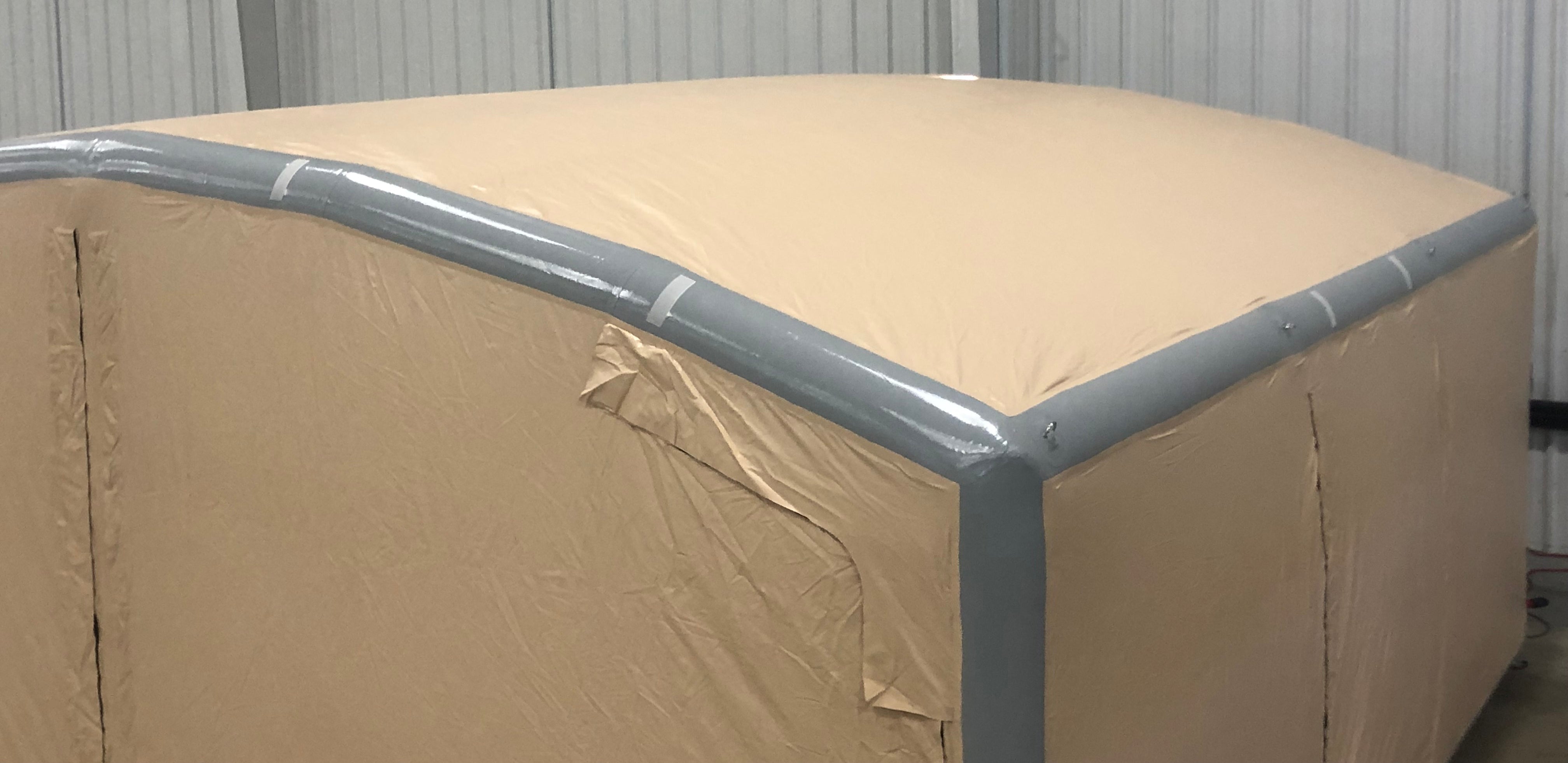 20' Arch Roof 10' High DOUBLE Outdoor Showcase (20x22x7' with 10' Arch) BACKORDER ETA 10-31