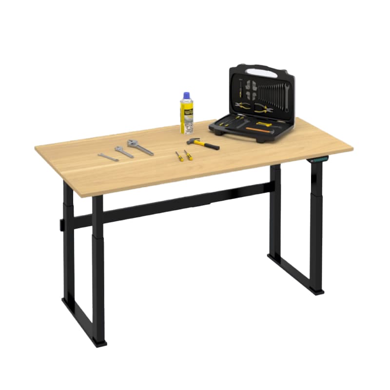 WB2QB Stable 4-Leg Electric Height Adjustable Workbench