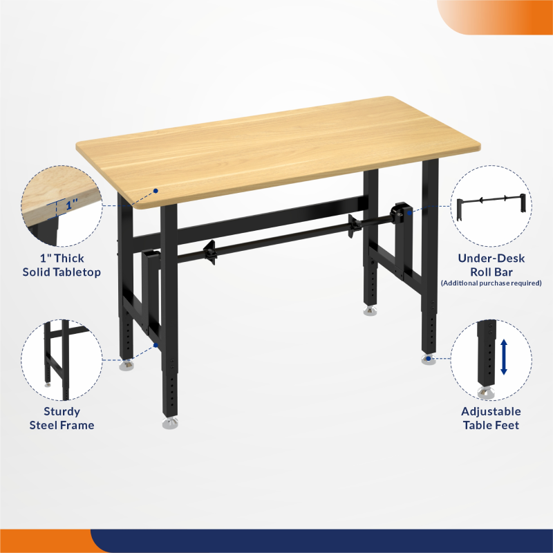 WB3RB Heavy Duty Workbench Widened Version