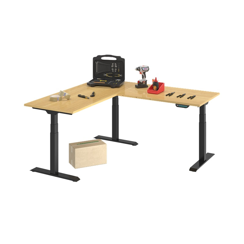 WB5TB L-shaped Electric Height Adjustable Workbench