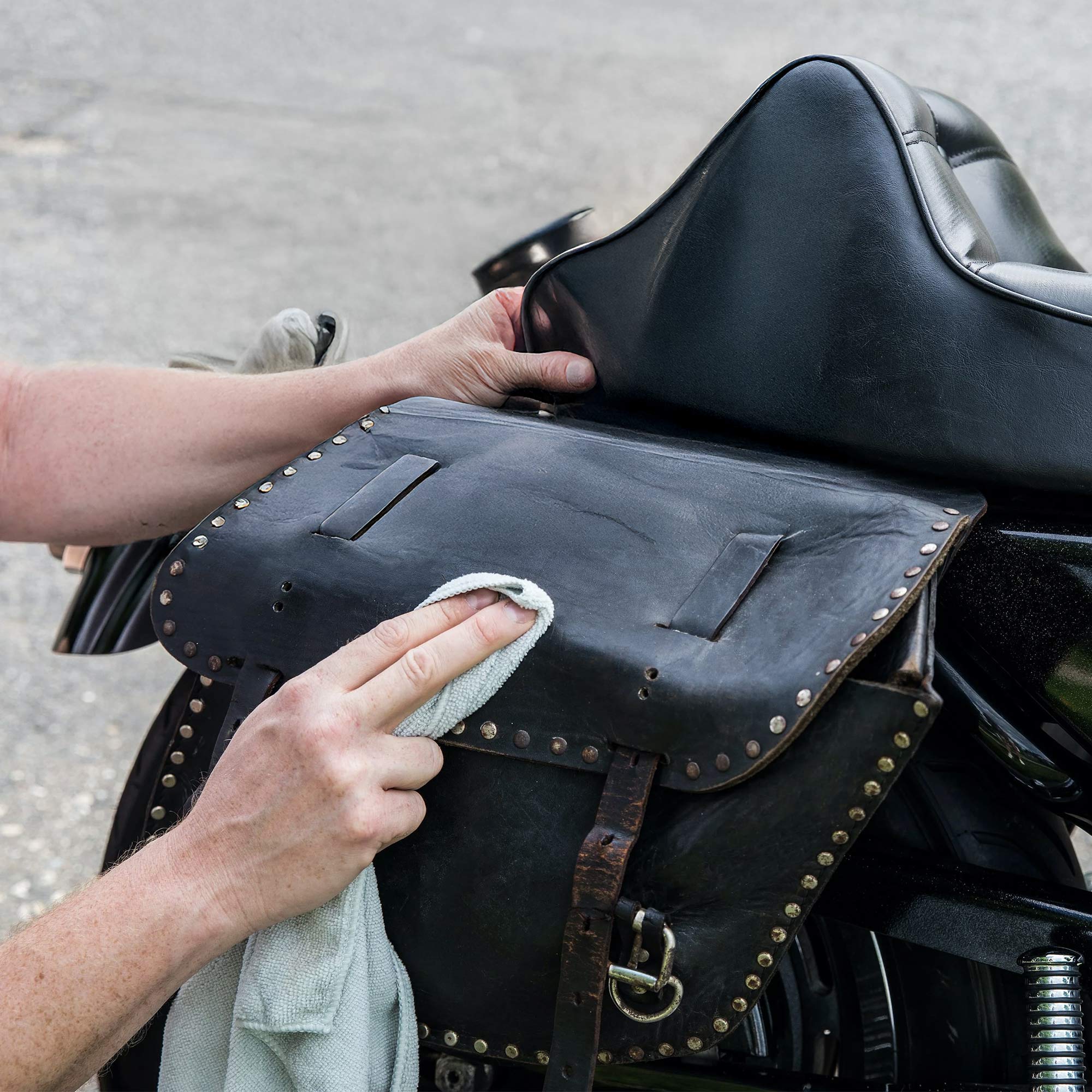 MotoPro Motorcycle Detailing Kit - Bug Remover, Leather Care, Ceramic Spray