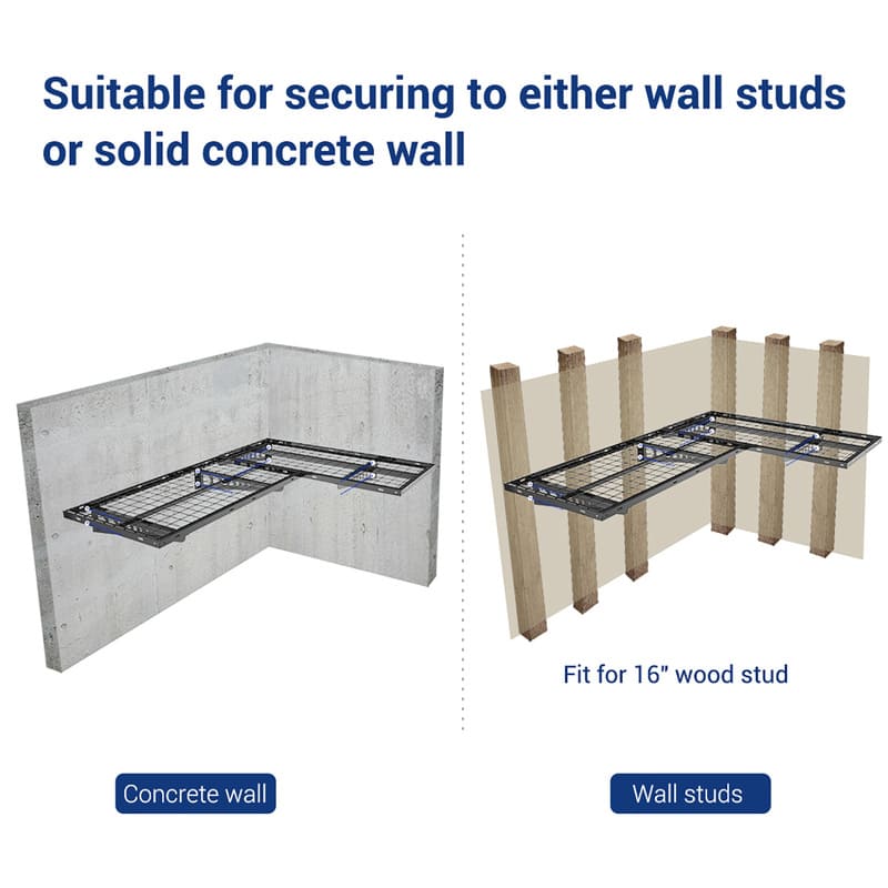 WRC24B Corner 2-Pack 2' x 4' Wall Shelving