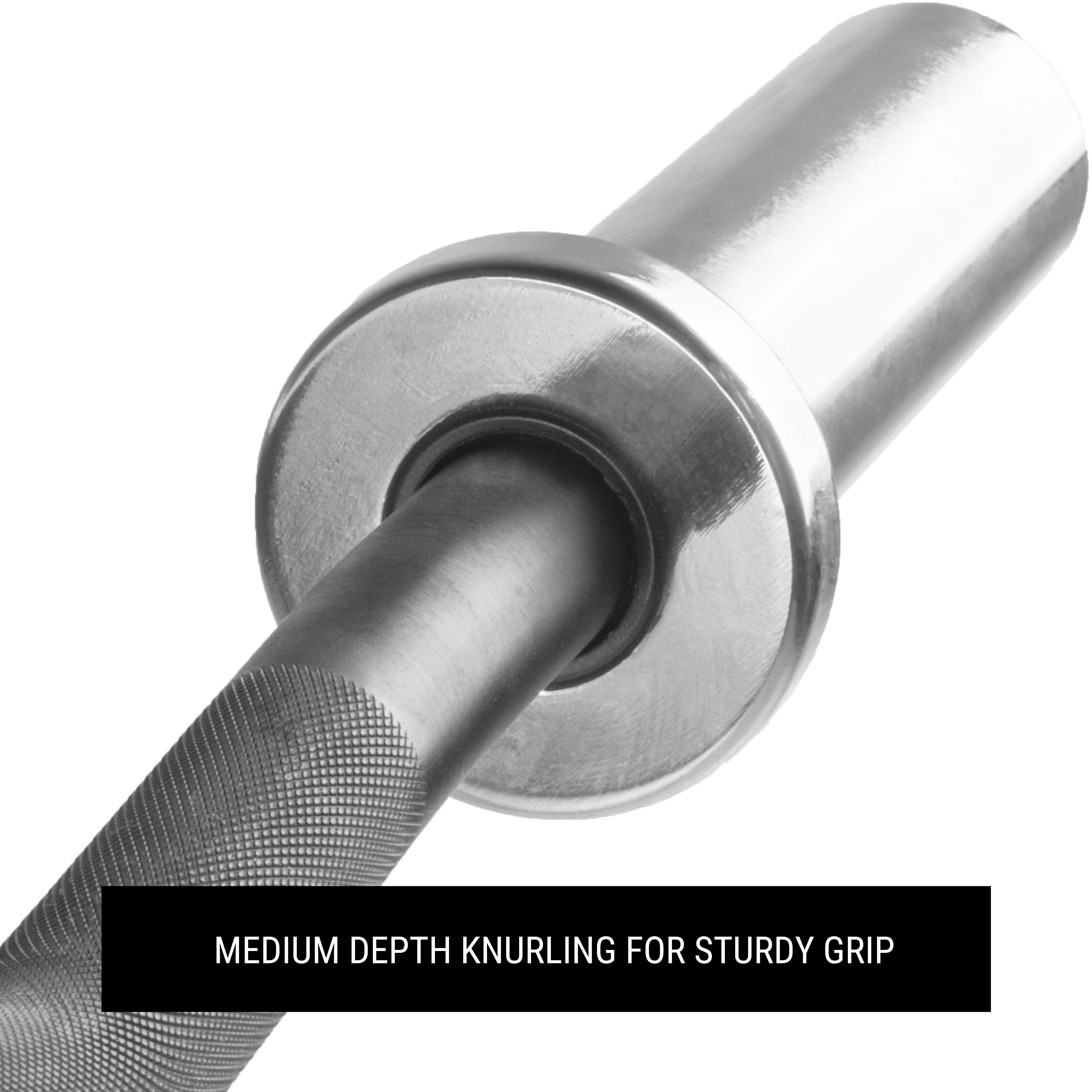 Black EZ Curl Bar, Fits Olympic Plates