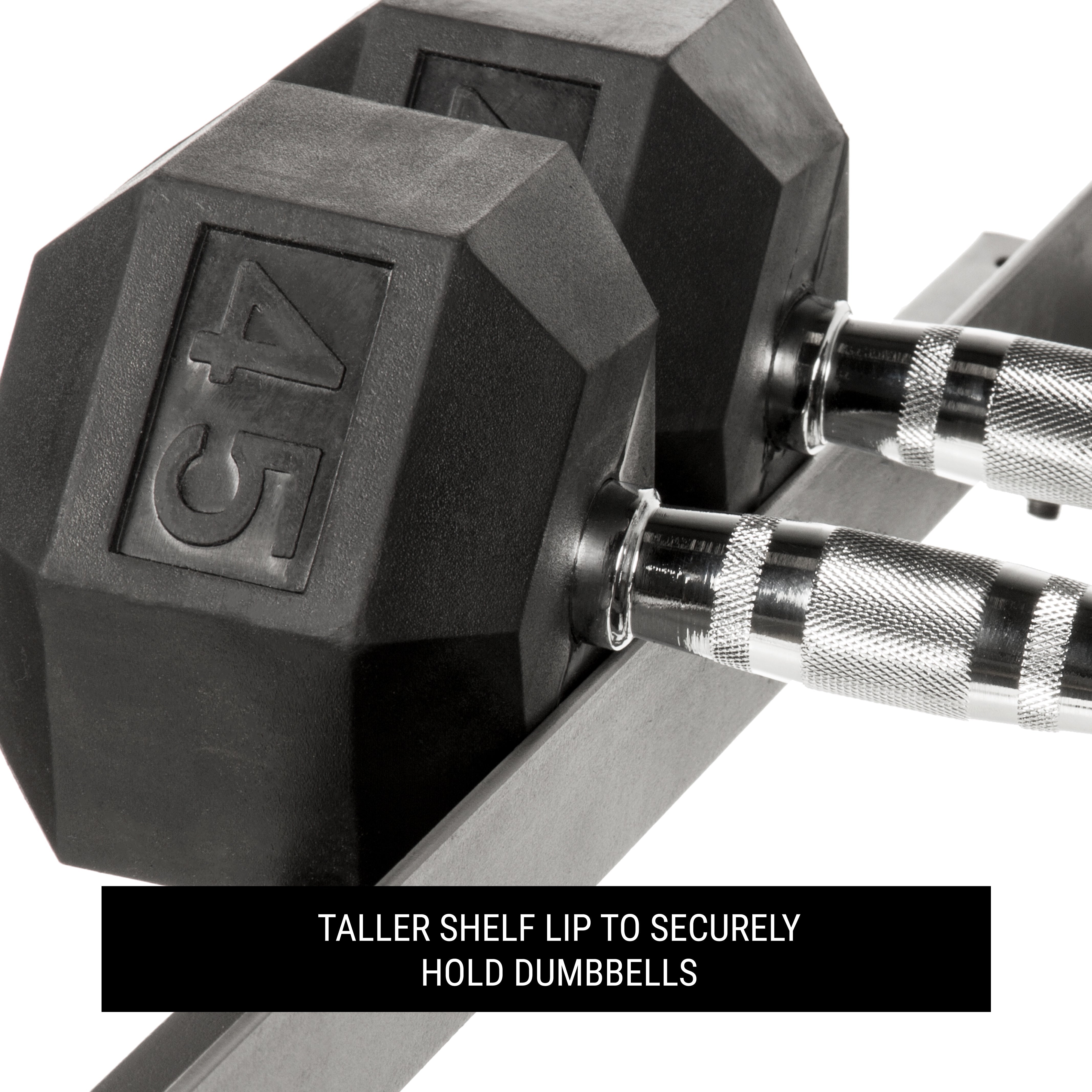 3-Tier Dumbbell Rack - 10 Dumbbell Pairs
