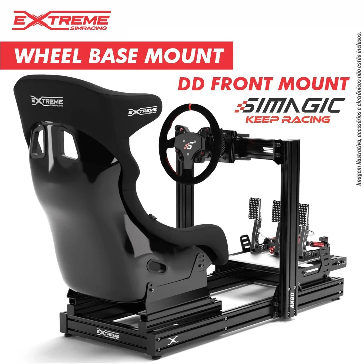 AX80 ALUMINUM PROFILE SIM RACING RIG 2025 - Garage Rebel