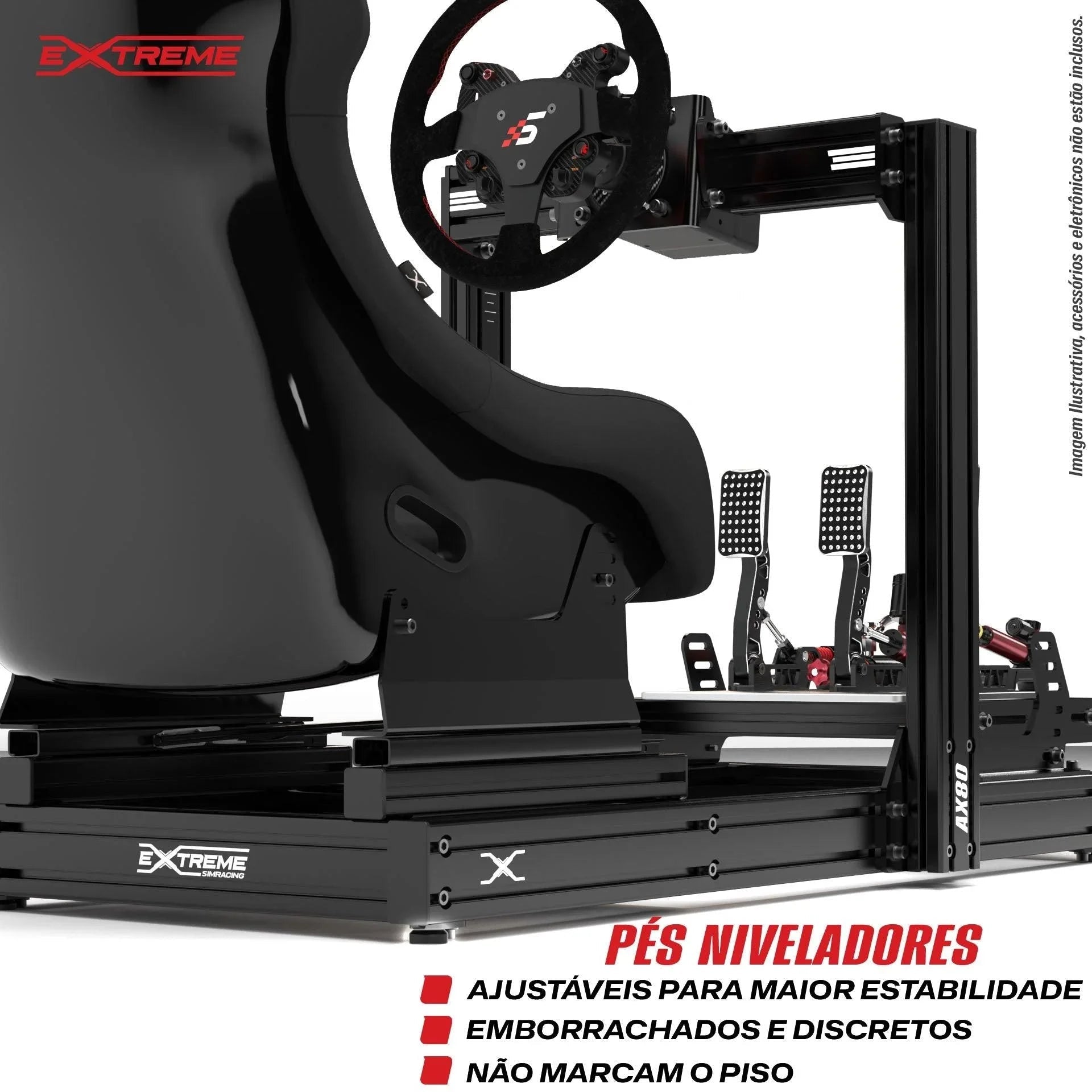 AX80 ALUMINUM PROFILE SIM RACING RIG 2025 - Garage Rebel